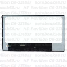Матрица для ноутбука HP Pavilion G6-2318sr (1366x768 HD) TN, 40pin, Глянцевая