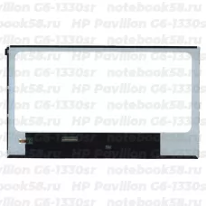 Матрица для ноутбука HP Pavilion G6-1330sr (1366x768 HD) TN, 40pin, Глянцевая