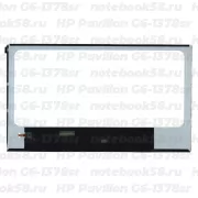 Матрица для ноутбука HP Pavilion G6-1378sr (1366x768 HD) TN, 40pin, Глянцевая