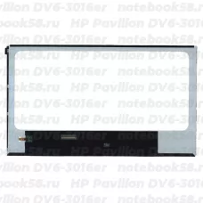 Матрица для ноутбука HP Pavilion DV6-3016er (1366x768 HD) TN, 40pin, Глянцевая