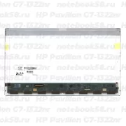 Матрица для ноутбука HP Pavilion G7-1322nr (1600x900 HD+) TN, 40pin, Матовая