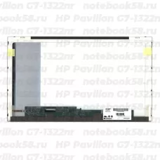 Матрица для ноутбука HP Pavilion G7-1322nr (1600x900 HD+) TN, 40pin, Матовая