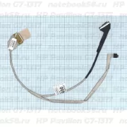Шлейф матрицы для ноутбука HP Pavilion G7-1317 (40pin LVDS, LED)