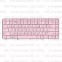 Клавиатура для ноутбука HP Pavilion G6-1142 Розовая