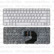 Клавиатура для ноутбука HP Pavilion G6-1376sr Серебристая