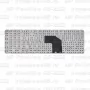 Клавиатура для ноутбука HP Pavilion G6-2222 Белая, без рамки