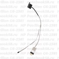 Шлейф матрицы для ноутбука HP Pavilion G6-2381 (40pin LVDS)